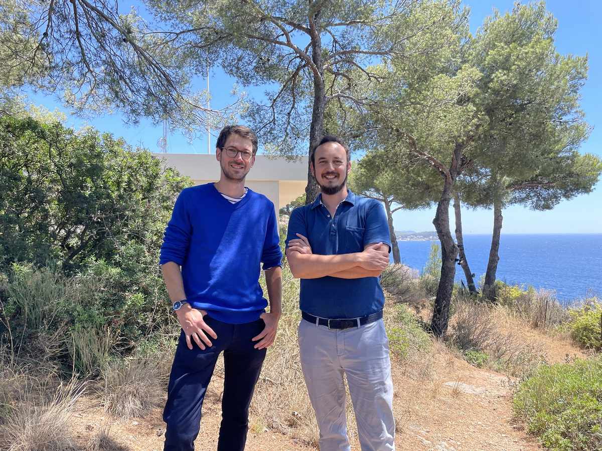 Edouard Vallet and Colomban Monnier, founders of Vaiata Dynamics